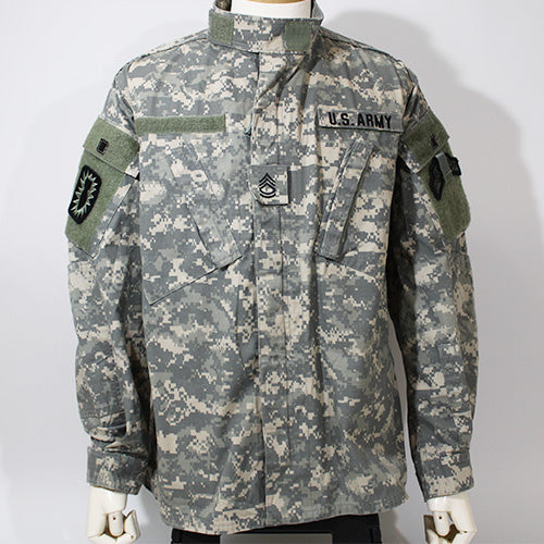US ARMY ACU ジャケット ワッペン付き 米軍放出品 軍用実物