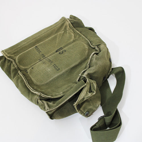 US M17 ガスマスク バッグ 米軍放出品 軍用実物 – BASE CAMP ISOGAMI