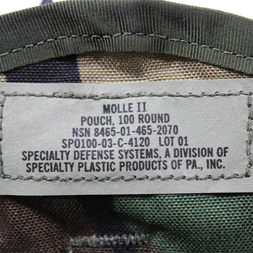 US MOLLE II 100連 マガジンポーチ 米軍放出品 軍用実物 – BASE CAMP ISOGAMI