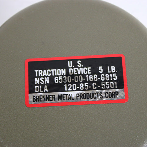 US TRACTION DEVICE 5LB 米軍放出品 軍用実物 【中古】