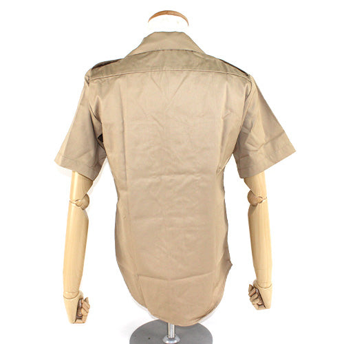 SHIRT MENS SHORT SLEEVE TAN 445 米軍放出品 軍用実物